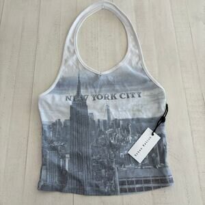 Urban Nation NYC Skyline Halter Top NWT Size Small